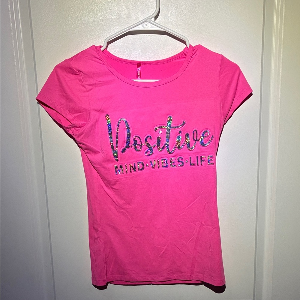 Vibrant Pink Graphic Tee